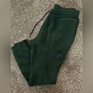 Dark Green Nike Tech Sweatpants. Men’s size M.
